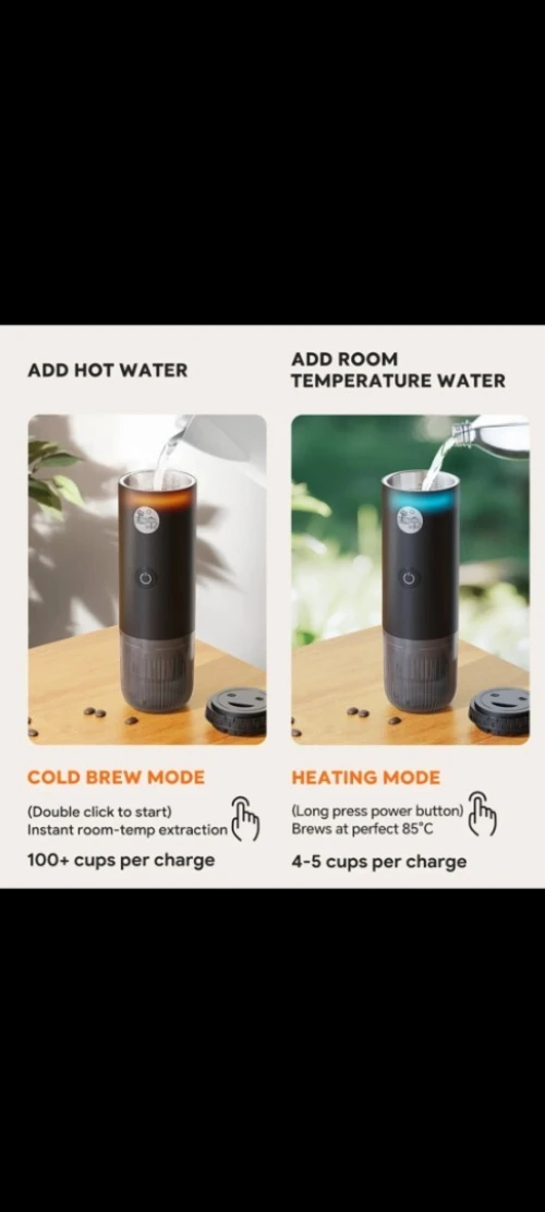 Machine a cafe portable rechargeable
