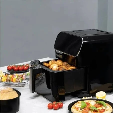 Friteuse Sans Huile SilverCrest Air Fryer 5.5L XL   Écran Tactile LED 1700W  Modèle AF9214 Noir