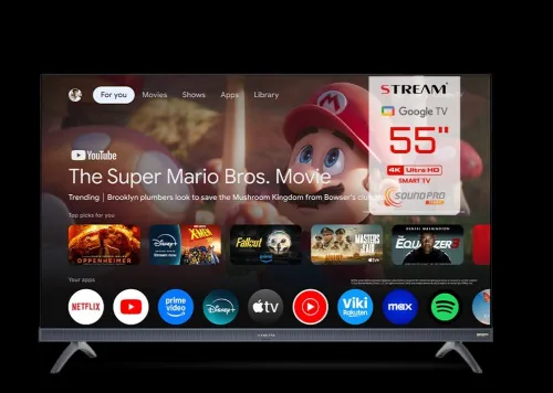 Télévision stream 55" Google TV Sound Pro UHD (4K)
