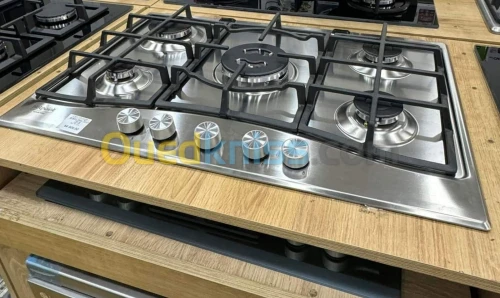 Tables de cuisson à gaz 5 feux inox  Ariston original ita