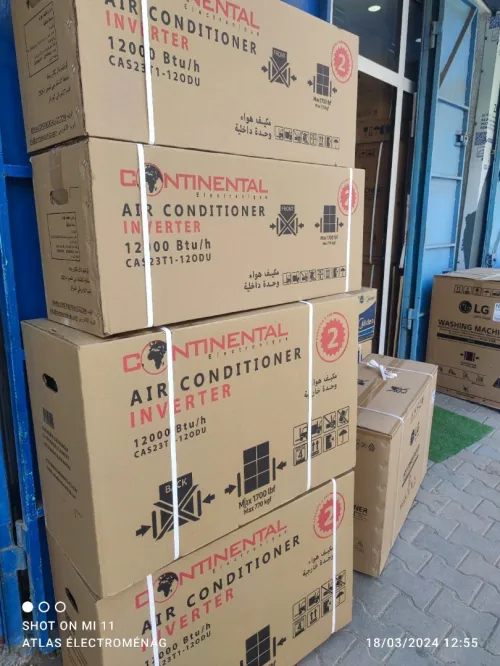 CLIMATISEURS CONTINENTAL 12000 BTU INVERTER CAS23T1-120