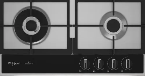 TABLE DE CUISSON WHIRLPOOL ENCASTRABLE 4 FEUX NOIR/INOX 60 CMWHG60R422W2XBGDZ