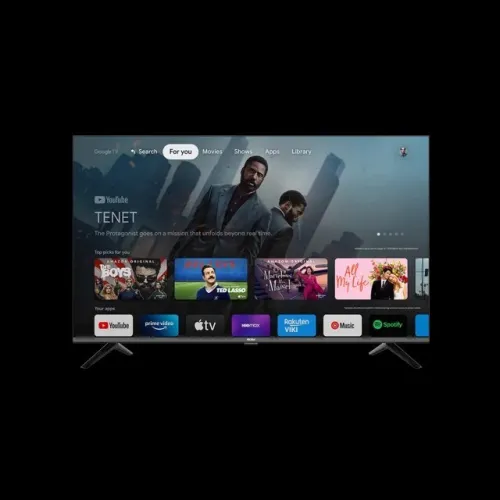  TV 43 Haier Google  FHD Commande vocale à distance  Dolby Audio  K800 Series  H43K800FX