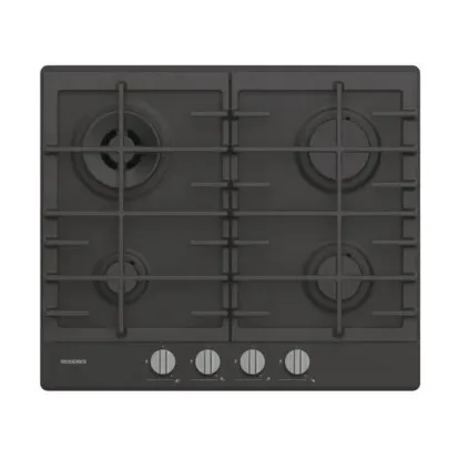 Table de cuisson Rosières 04 Feux Black Mat Wok fonte RHG6BR4K3B