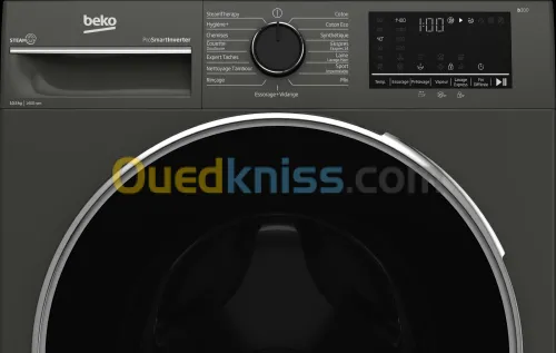 MACHINE À LAVER BEKO Lave-linge pose libre (10.5 kg, 1400 tr/min)