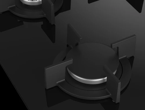   Table de cuisson Ariston  ARH 6G4GC22 2BNA Vitro Noir 4 Feux original 