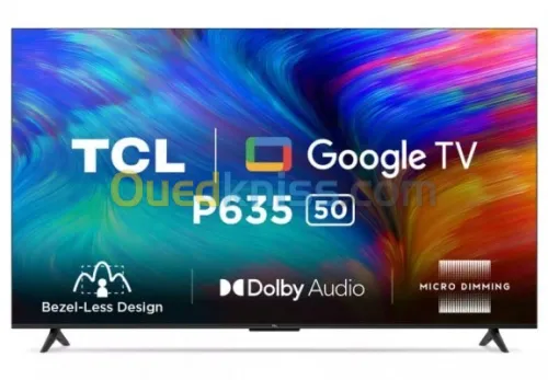 TELEVISEUR TCL 50 UHD 4 K SMART - 50P635