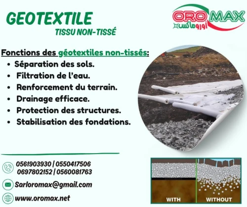 Géotextiles Non-Tissés oromax