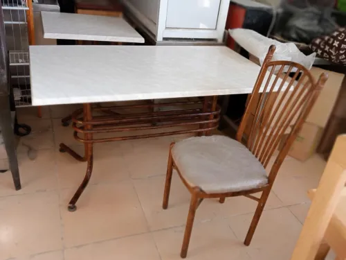 Table et Chaises Bois/Metalique