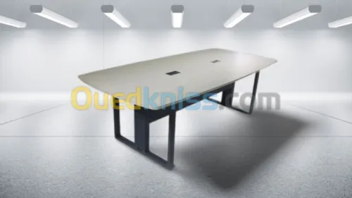 Table de Réunion 2 M Pied Metalique 