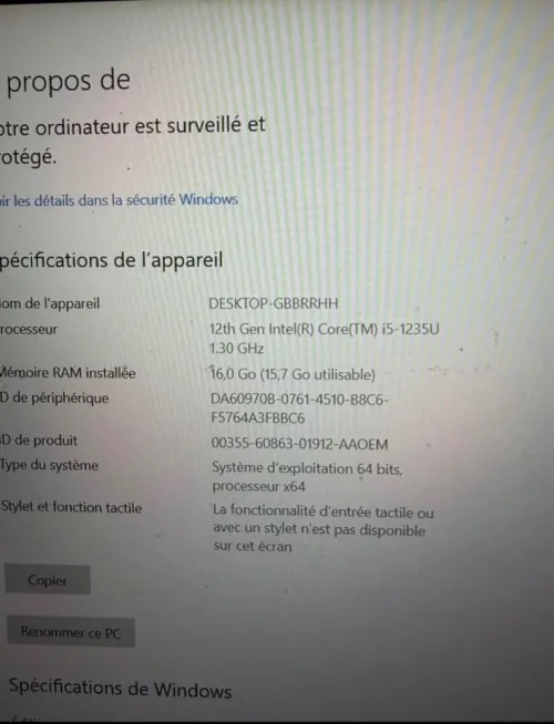 Dell latitude 3530 i5 12th gen ssd 256