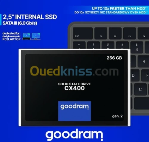 GOODRAM CX400 256GB SATA III - 6 GB/S - CX400-256-G2 ORIGINAL