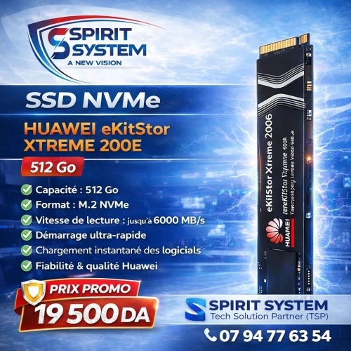 SSD M.2 NVMe HUAWEI eKitStor Xtreme 200E 512 Go