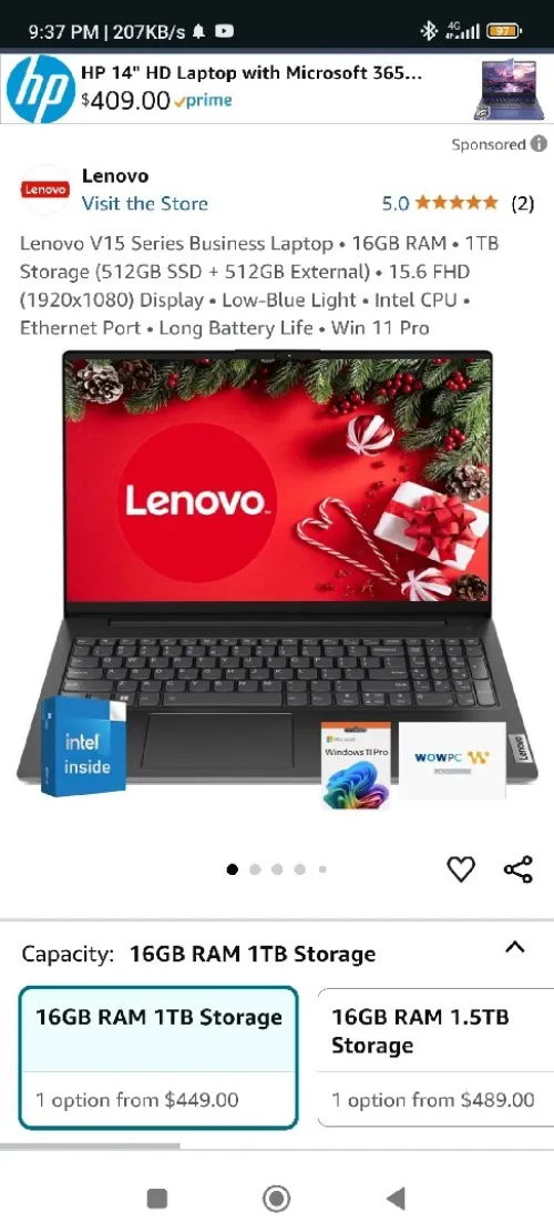 Lenovo v15 Gen3 