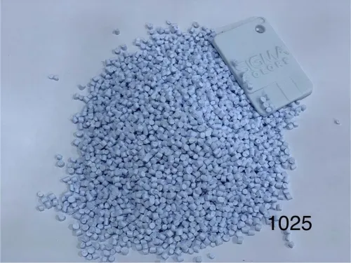 Colorant De Plastique Blanc Et Nacré 