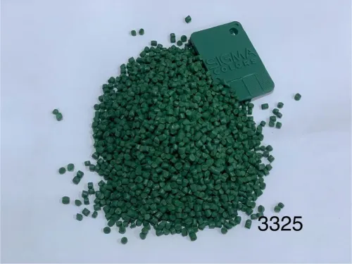 COLORANTS DE PLASTIQUE VERT 