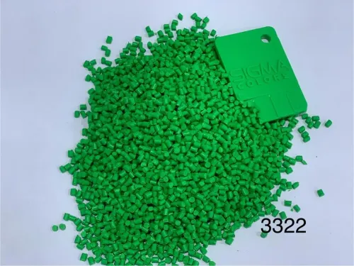 Colorant de plastique vert 