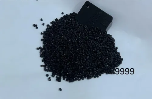 Colorant De Plastique Noir Et Doré 