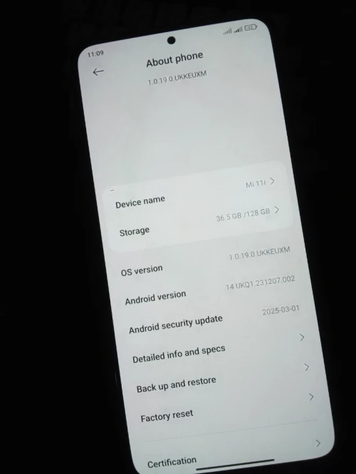 Xiaomi MI 11i