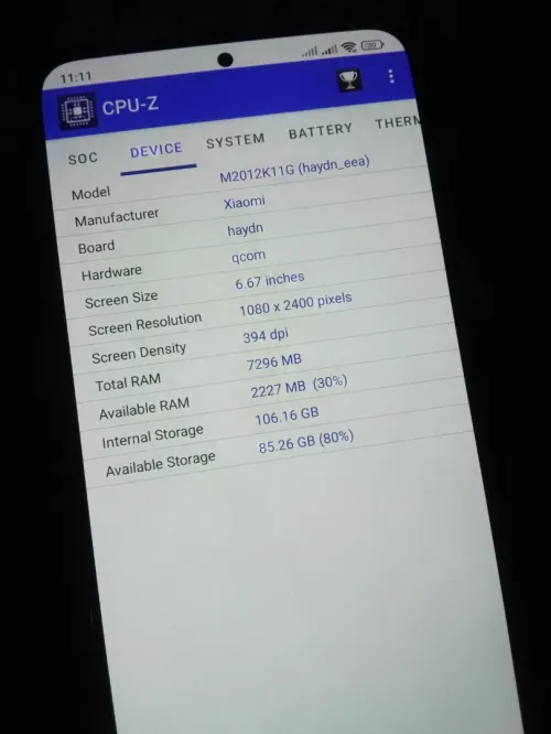 Xiaomi MI 11i