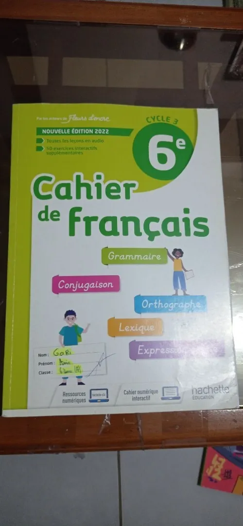 Livre double programme en français 