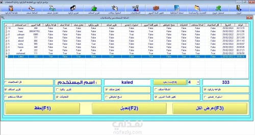 صنع برامج لتسيير كل معلومات السلع بالمحلات