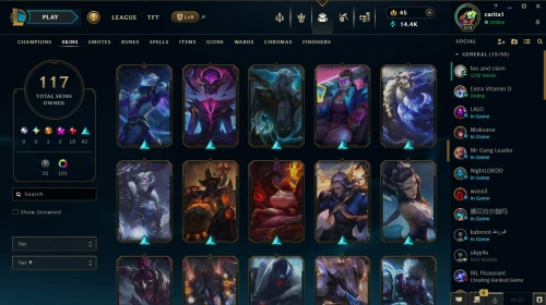 compte league of legend