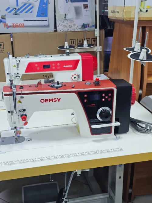 Machine a coudre gemsy ماكنة خياطة صناعية جمسي