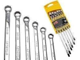 Clés mixtes STANLEY 6 pièces 10 11 12 13 14 15mm