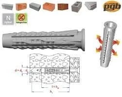 CHEVILLE PLASTIQUE XUP 6X30 PGB
