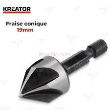 Fraise conique 19mm Kreator KRT011204