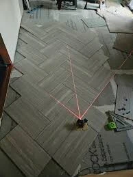 Laser carreleur