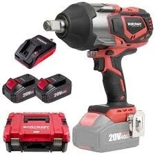 BOULONNEUSE S/FIL KIT 20V 2*4.0AH 850N.M WORCRAFT