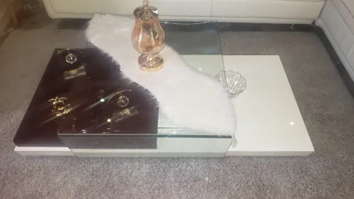 promotion salon avec tapis et table basse