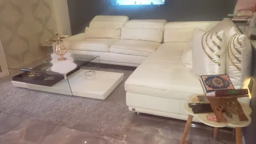 promotion salon avec tapis et table basse