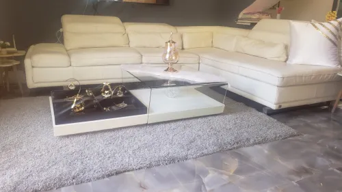 promotion salon avec tapis et table basse