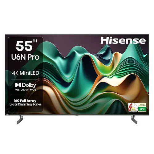 Hisense U6n pro miniled 120hz + mi stick 4k tv
