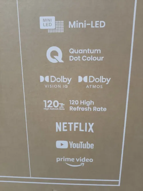 Hisense U6n pro miniled 120hz + mi stick 4k tv