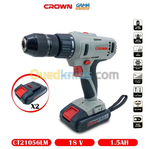 VISSEUSE 18V 1.5AH 35NM CROWN