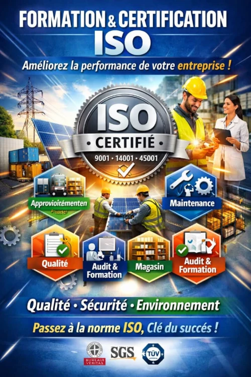 formation et certification  ISO 9001 14001 45001