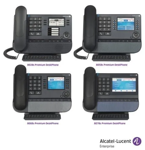 Postes IP Alcatel-Lucent Premium DeskPhone 8088s 8078s 8068s 8058s 8028s 