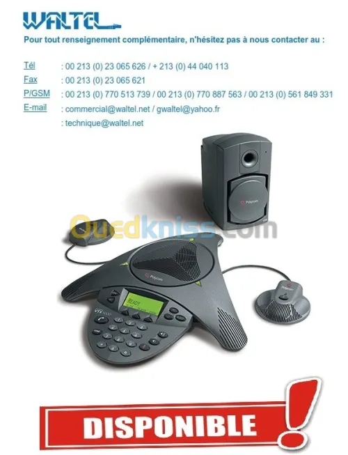 Système d'audio conférence POLYCOM Soundstation VTX1000