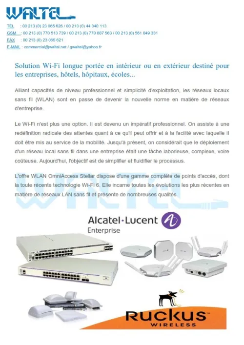 Installation et maintenance de Standard Téléphonique LG ERICSSON ARIA SOHO