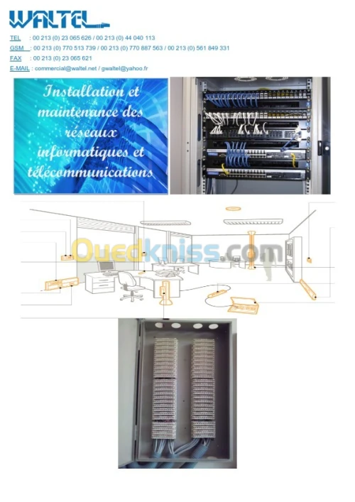 Étude , installation et maintenance des réseaux informatiques et téléphoniques 