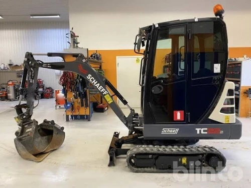 Terex jac Mini pelle + camion a benne 