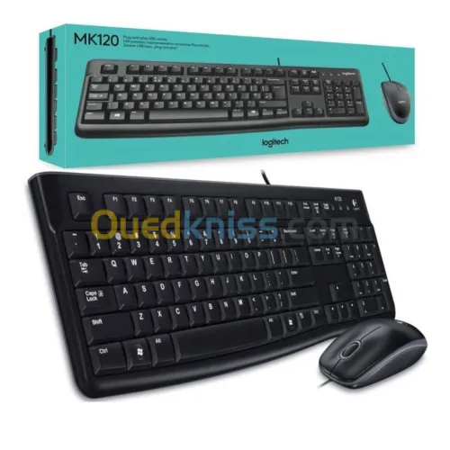 PACK CLAVIER + SOURIS LOGITECH MK120
