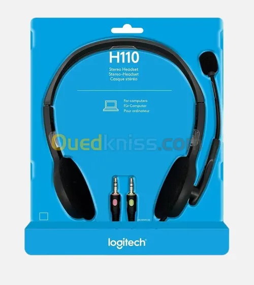 Casque Logitech H110 Stereo Headset  Gray/Silv