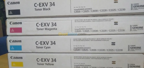 PACK 4 Toner Canon C-EXV34 B/C/Y/M