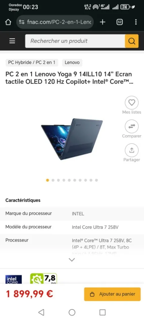 Lenovo YOGA 2IN1 14ILL10 2025