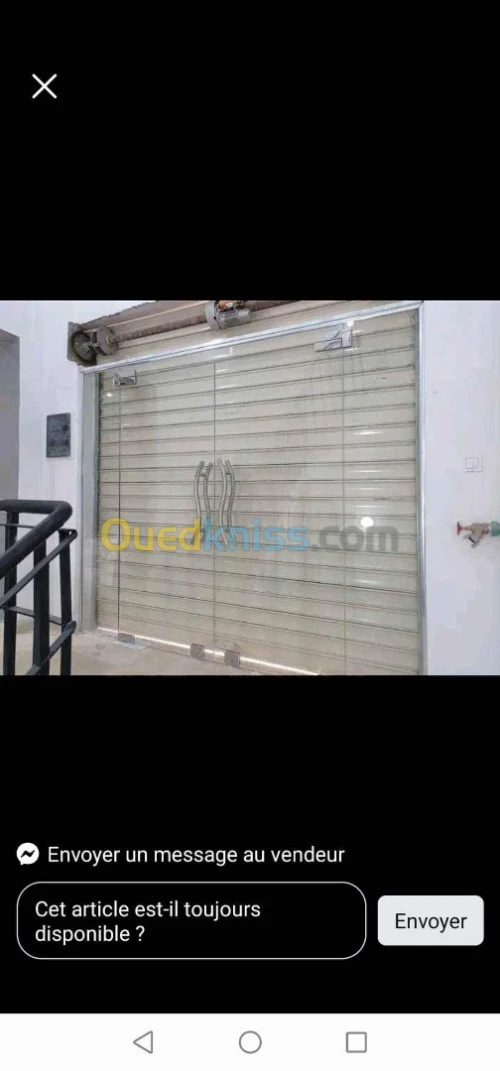 Porte en verre 